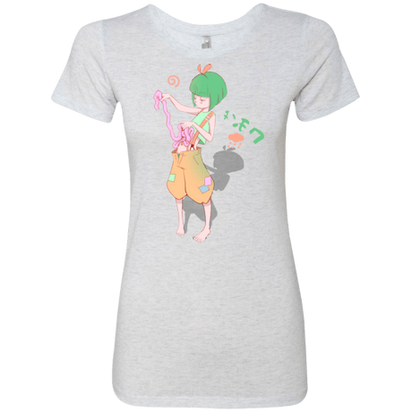 T-Shirts Heather White / Small Boring Intestinos Women's Triblend T-Shirt