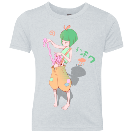 T-Shirts Heather White / YXS Boring Intestinos Youth Triblend T-Shirt