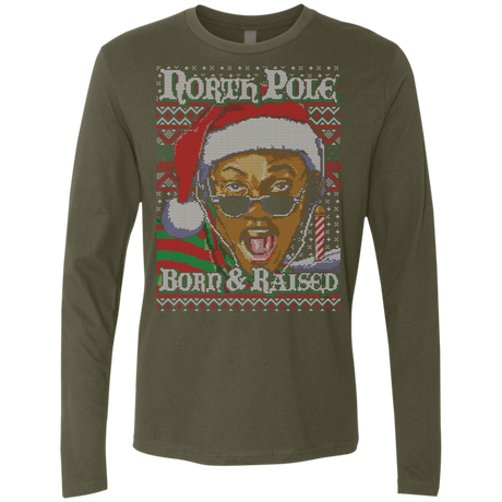 T-Shirts Military Green / Small BORN AND RAISED Men's Premium Long Sleeve