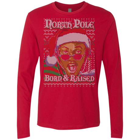 T-Shirts Red / Small BORN AND RAISED Men's Premium Long Sleeve