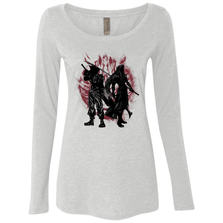 T-Shirts Heather White / Small Born Enemies Women's Triblend Long Sleeve Shirt
