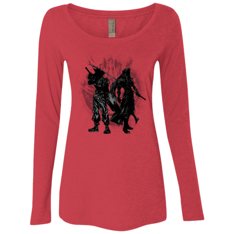 T-Shirts Vintage Red / Small Born Enemies Women's Triblend Long Sleeve Shirt