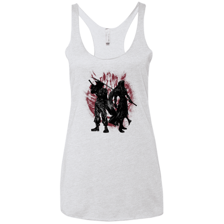 T-Shirts Heather White / X-Small Born Enemies Women's Triblend Racerback Tank