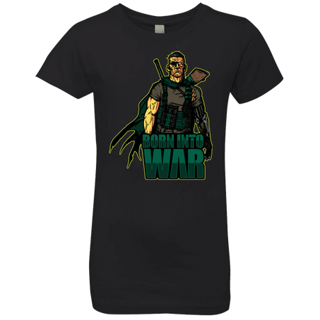 T-Shirts Black / YXS Born Into War Girls Premium T-Shirt