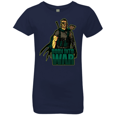 T-Shirts Midnight Navy / YXS Born Into War Girls Premium T-Shirt