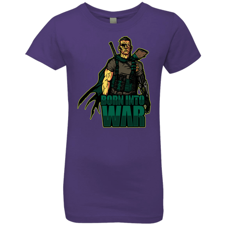 T-Shirts Purple Rush / YXS Born Into War Girls Premium T-Shirt