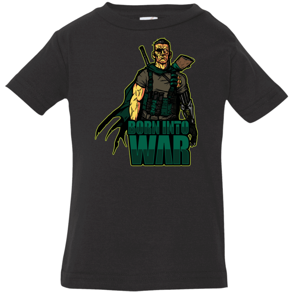 T-Shirts Black / 6 Months Born Into War Infant Premium T-Shirt