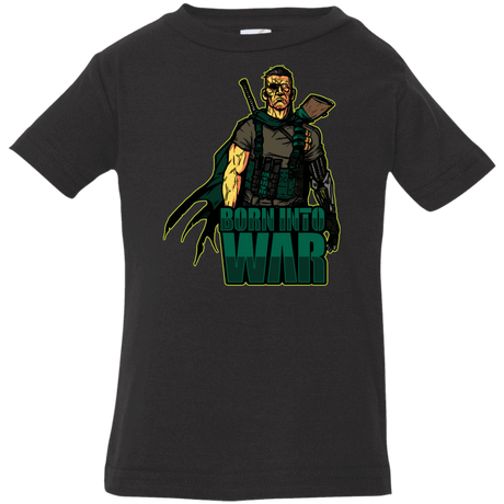 T-Shirts Black / 6 Months Born Into War Infant Premium T-Shirt