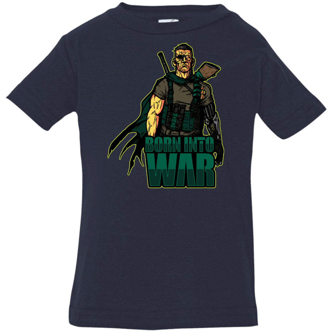 T-Shirts Navy / 6 Months Born Into War Infant Premium T-Shirt