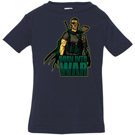 T-Shirts Navy / 6 Months Born Into War Infant Premium T-Shirt
