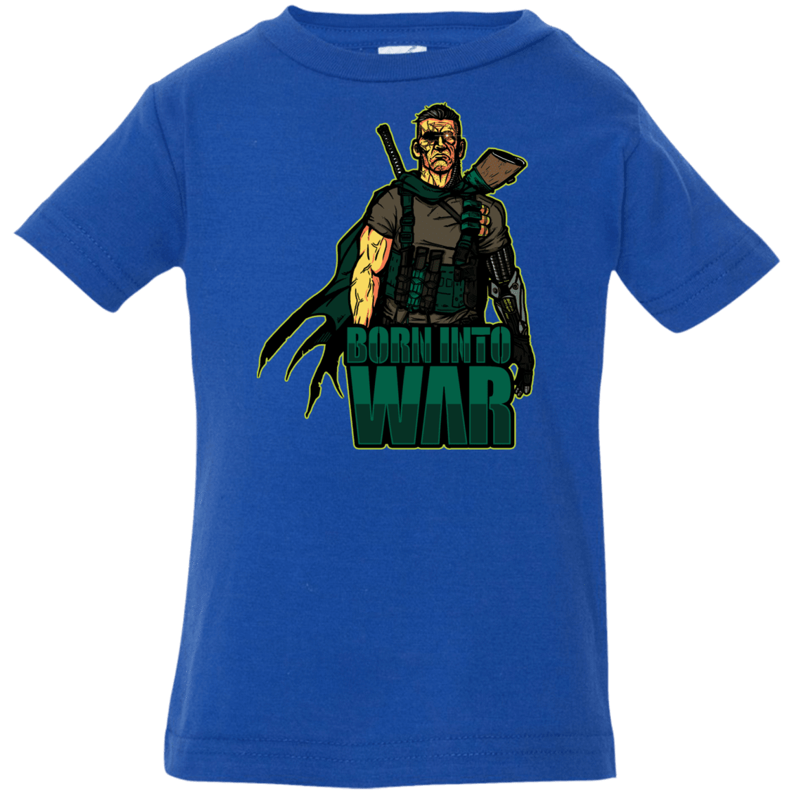 T-Shirts Royal / 6 Months Born Into War Infant Premium T-Shirt