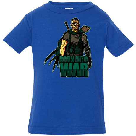 T-Shirts Royal / 6 Months Born Into War Infant Premium T-Shirt