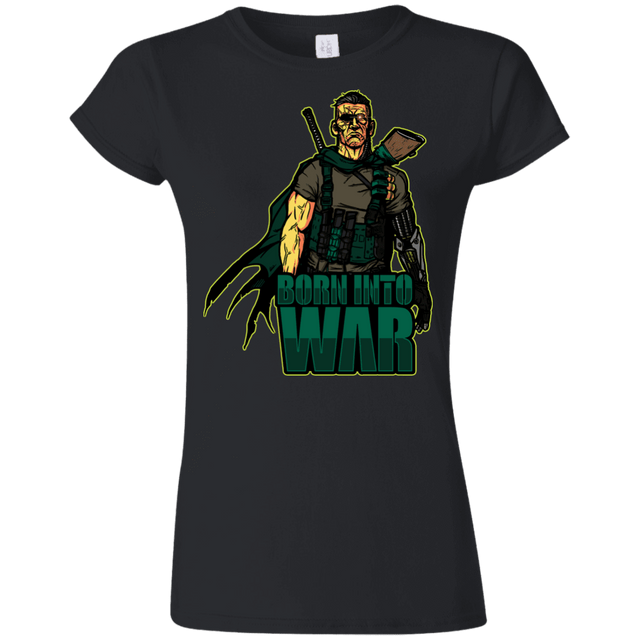 T-Shirts Black / S Born Into War Junior Slimmer-Fit T-Shirt