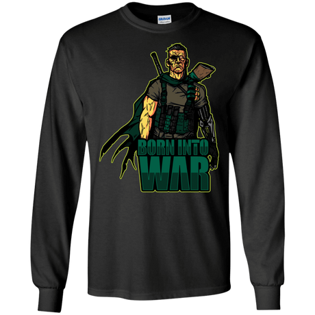 T-Shirts Black / S Born Into War Men's Long Sleeve T-Shirt