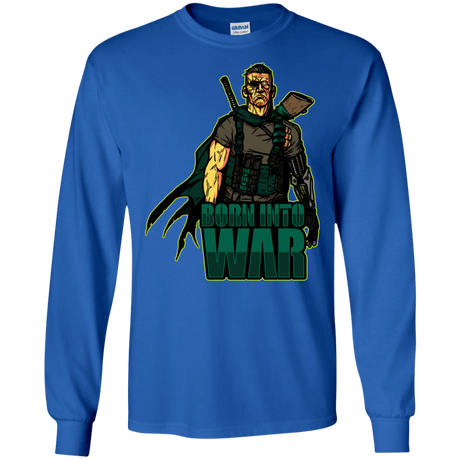 T-Shirts Royal / S Born Into War Men's Long Sleeve T-Shirt