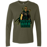 T-Shirts Military Green / S Born Into War Men's Premium Long Sleeve