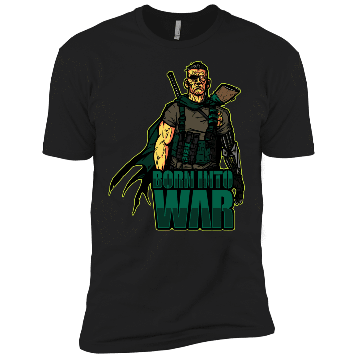 T-Shirts Black / X-Small Born Into War Men's Premium T-Shirt