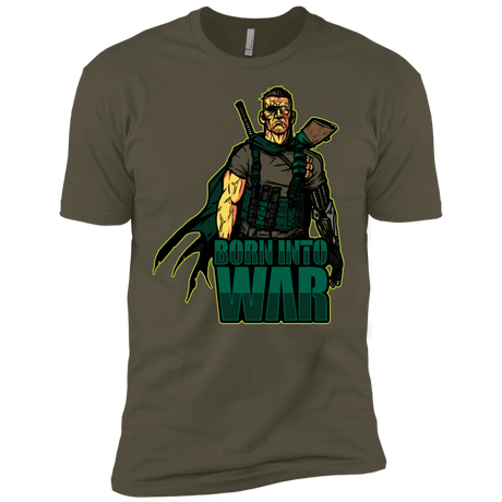 T-Shirts Military Green / X-Small Born Into War Men's Premium T-Shirt