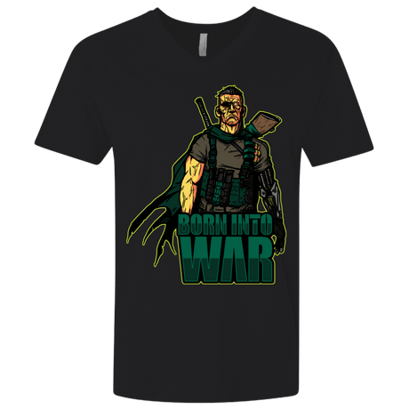 T-Shirts Black / X-Small Born Into War Men's Premium V-Neck