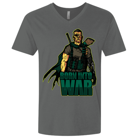 T-Shirts Heavy Metal / X-Small Born Into War Men's Premium V-Neck