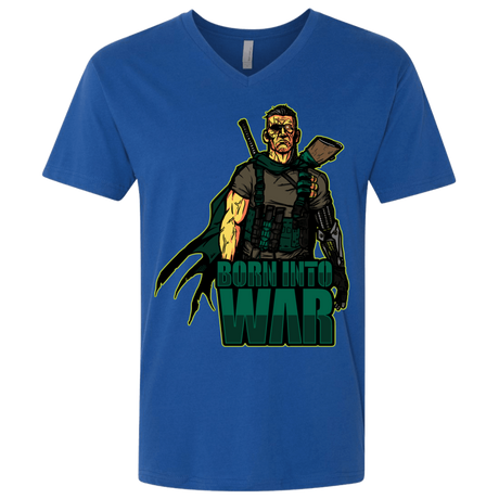 T-Shirts Royal / X-Small Born Into War Men's Premium V-Neck