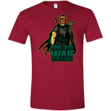 T-Shirts Cardinal Red / S Born Into War Men's Semi-Fitted Softstyle