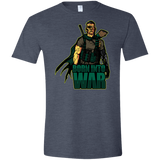 T-Shirts Heather Navy / S Born Into War Men's Semi-Fitted Softstyle