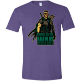 T-Shirts Heather Purple / S Born Into War Men's Semi-Fitted Softstyle