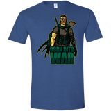 T-Shirts Heather Royal / X-Small Born Into War Men's Semi-Fitted Softstyle