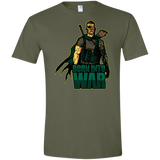 T-Shirts Military Green / S Born Into War Men's Semi-Fitted Softstyle