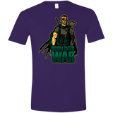 T-Shirts Purple / S Born Into War Men's Semi-Fitted Softstyle