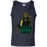 T-Shirts Navy / S Born Into War Men's Tank Top