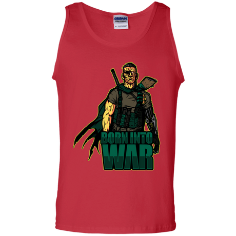 T-Shirts Red / S Born Into War Men's Tank Top