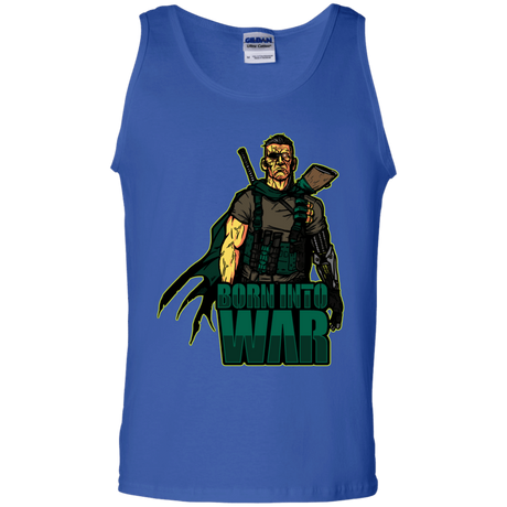 T-Shirts Royal / S Born Into War Men's Tank Top