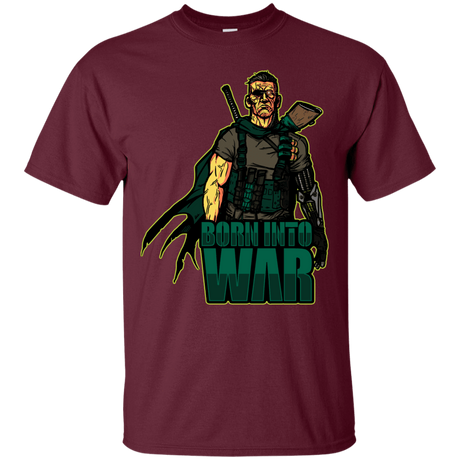 T-Shirts Maroon / S Born Into War T-Shirt