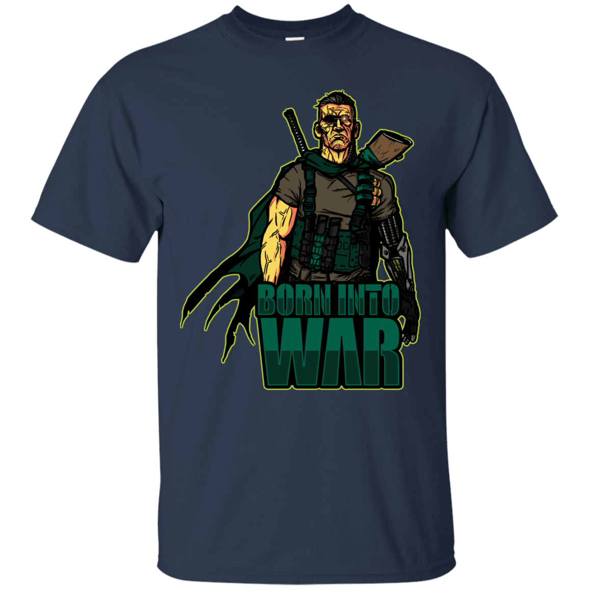 T-Shirts Navy / S Born Into War T-Shirt