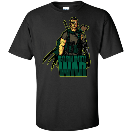 T-Shirts Black / XLT Born Into War Tall T-Shirt