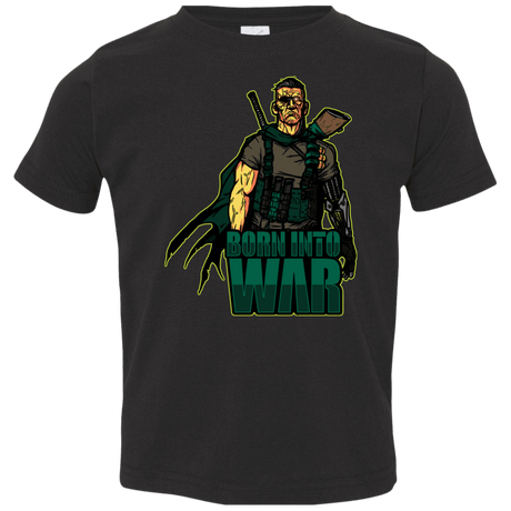 T-Shirts Black / 2T Born Into War Toddler Premium T-Shirt