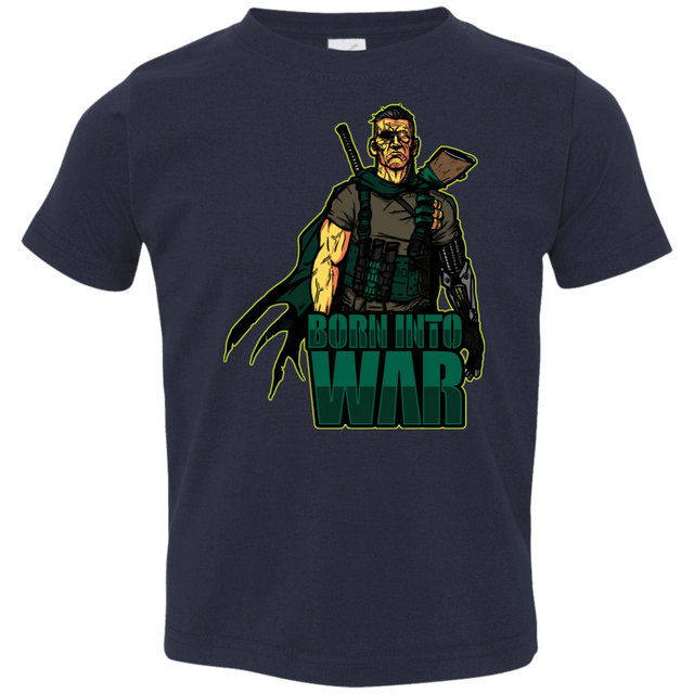 T-Shirts Navy / 2T Born Into War Toddler Premium T-Shirt