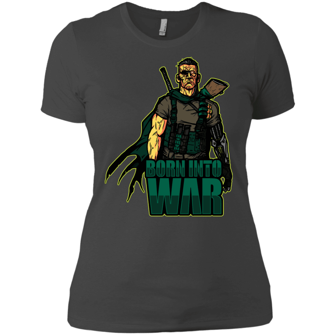 T-Shirts Heavy Metal / X-Small Born Into War Women's Premium T-Shirt