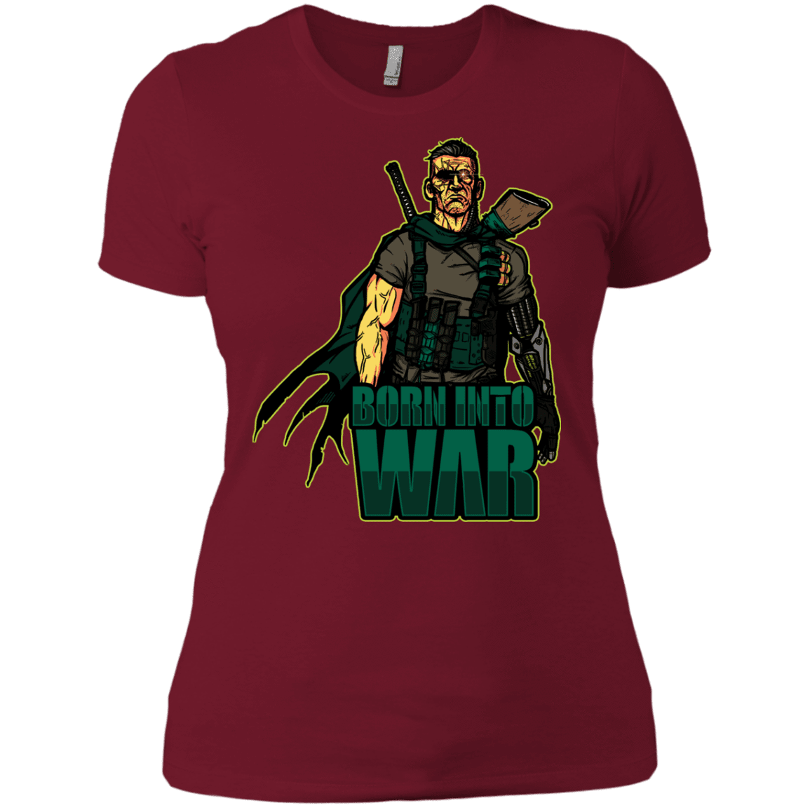 T-Shirts Scarlet / X-Small Born Into War Women's Premium T-Shirt