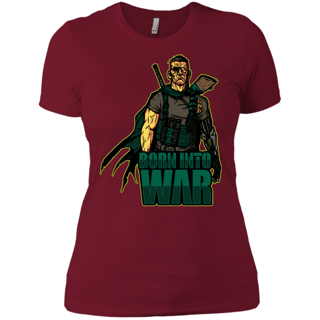T-Shirts Scarlet / X-Small Born Into War Women's Premium T-Shirt