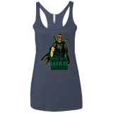 T-Shirts Vintage Navy / X-Small Born Into War Women's Triblend Racerback Tank