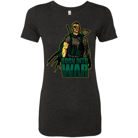 T-Shirts Vintage Black / S Born Into War Women's Triblend T-Shirt