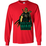 T-Shirts Red / YS Born Into War Youth Long Sleeve T-Shirt
