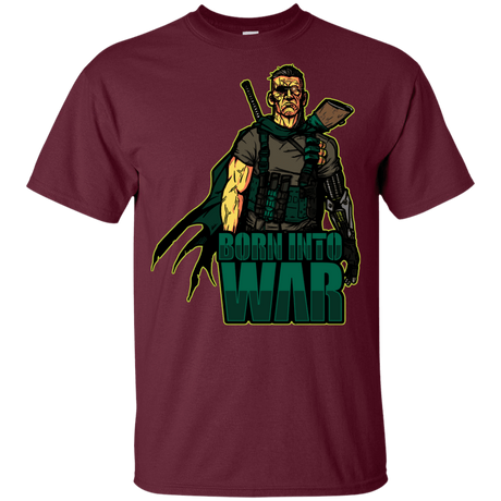 T-Shirts Maroon / YXS Born Into War Youth T-Shirt