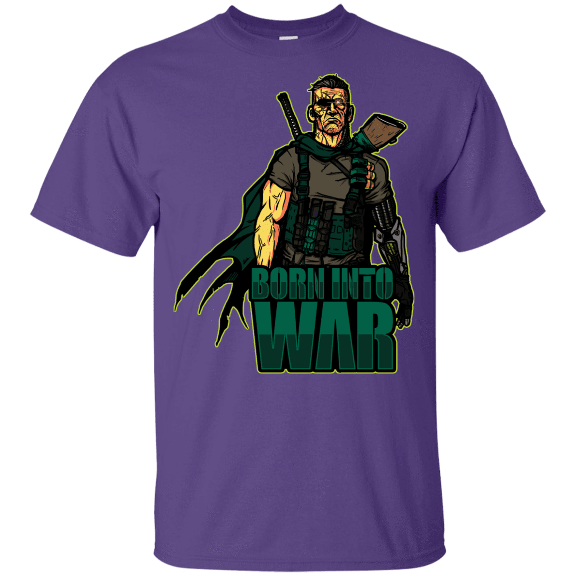 T-Shirts Purple / YXS Born Into War Youth T-Shirt