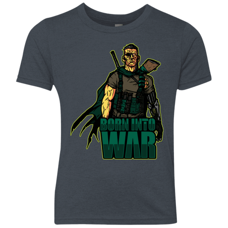 T-Shirts Vintage Navy / YXS Born Into War Youth Triblend T-Shirt
