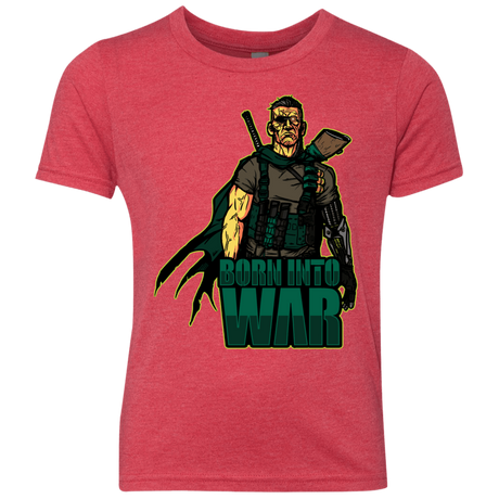 T-Shirts Vintage Red / YXS Born Into War Youth Triblend T-Shirt