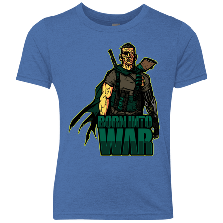 T-Shirts Vintage Royal / YXS Born Into War Youth Triblend T-Shirt